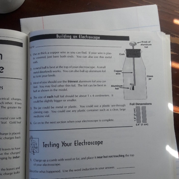 Electricity & Magnetism Activities Workbook - Picture 7 of 8